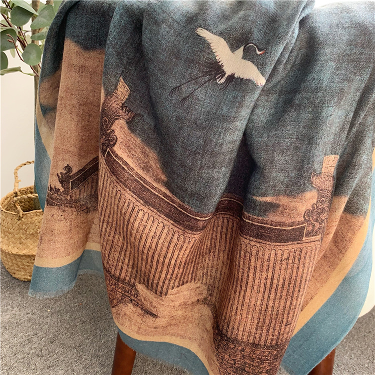 Warm Winter Clothing - Шали из чистого кашемира с кисточками,