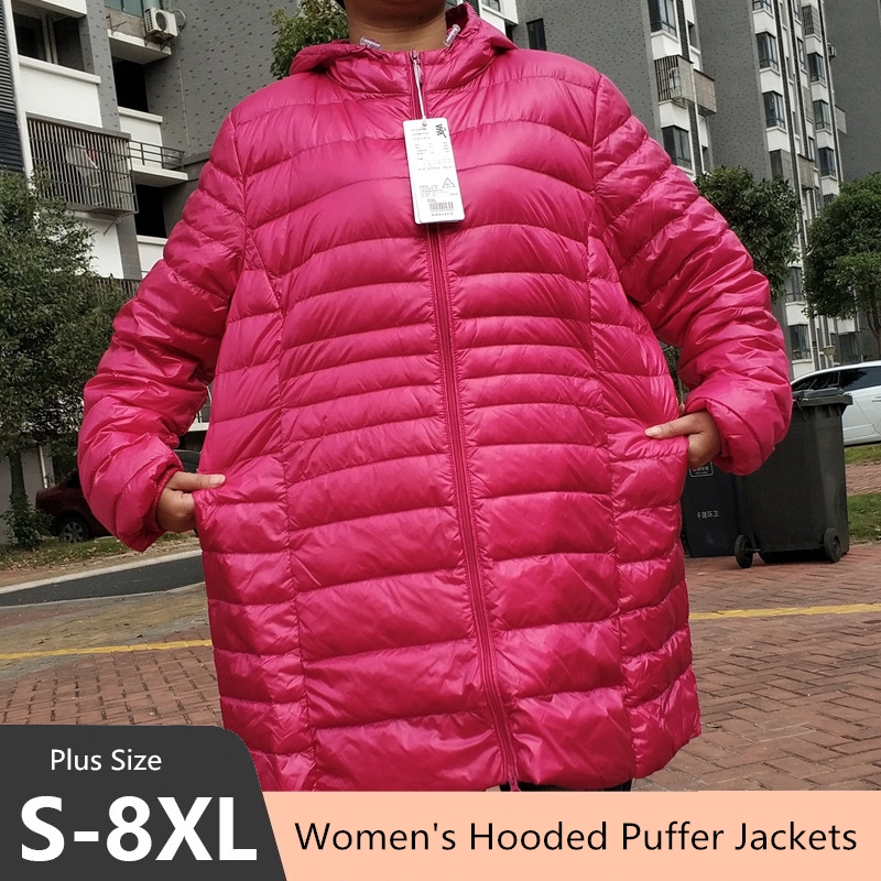 Winter Clothing For Sale - Женские куртки-пуховики с капюшоном размера плюс