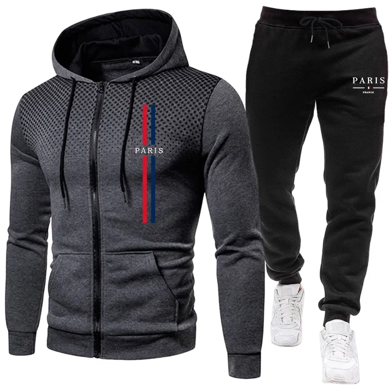 Winter Clothing For Men - Мужской спортивный костюм: куртка на молнии