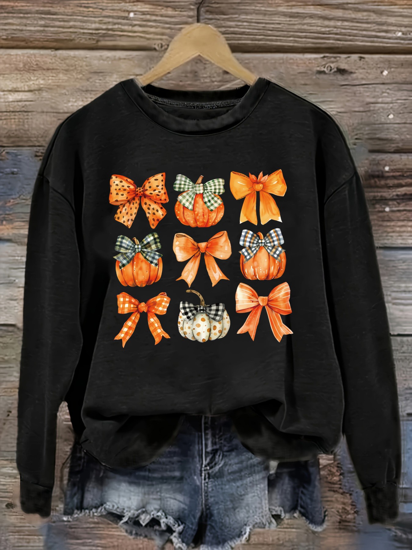 Winter Clothing Patterns - Женская повседневная футболка с длинным рукавом