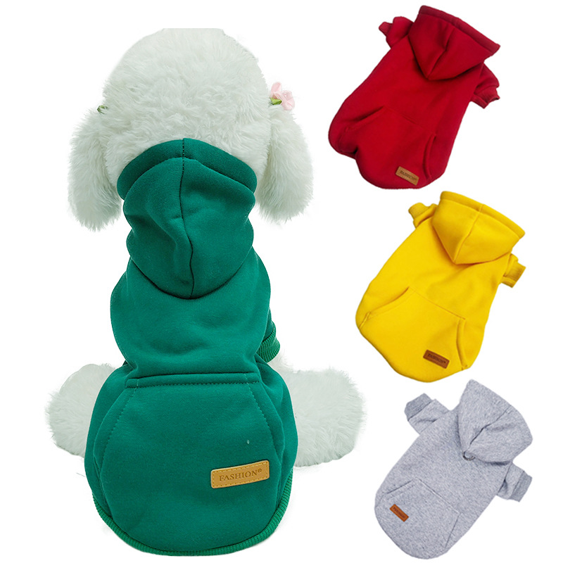 Fleece Hoodie Lined - Зимняя одежда для собак для маленьких