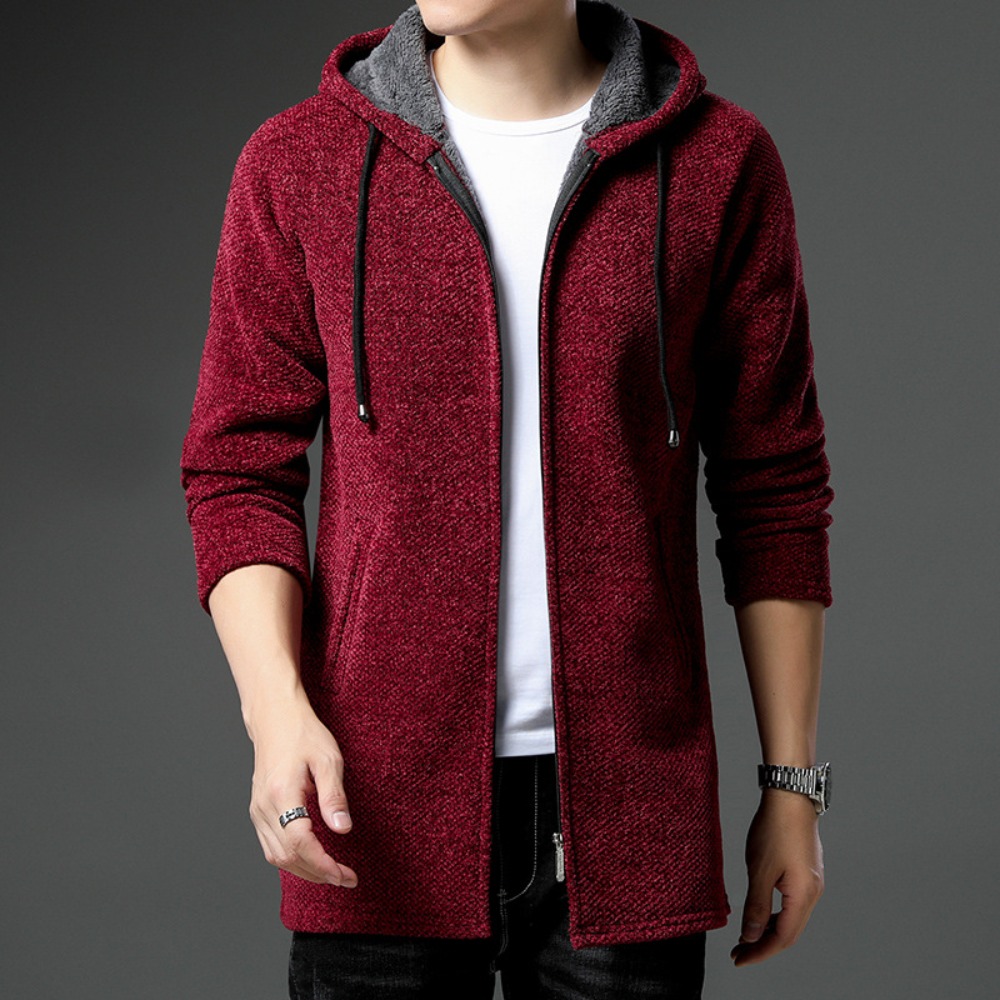 Новое поступление, вязаный сви – обзор и цена Fleece Hoodie Lined