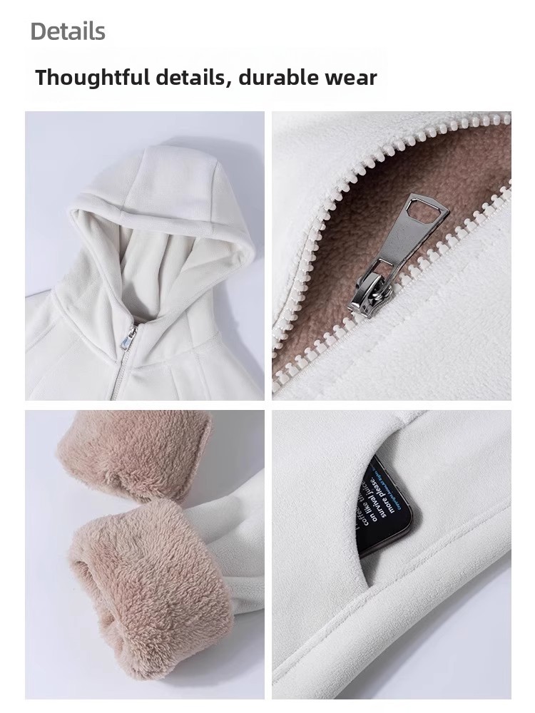 Утепленная женская куртка из ф – обзор и цена Fleece Hoodie Lined