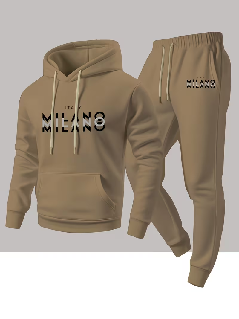 Мужской модный комплект с прин – обзор и цена Winter Clothing For Men