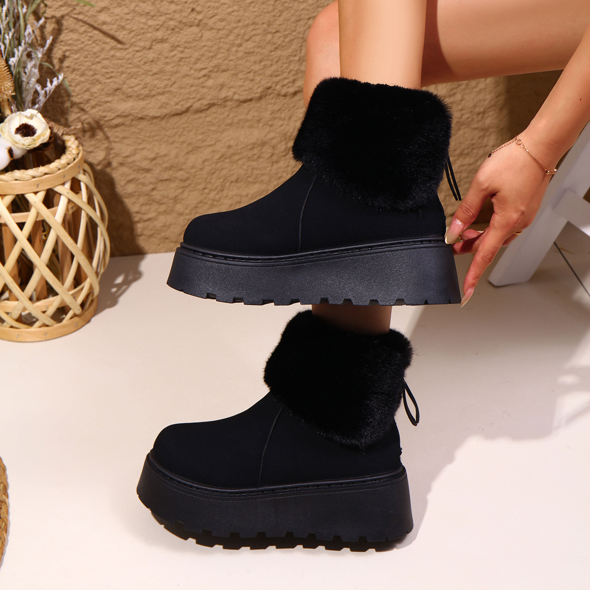Зимние женские утепленные боти – обзор и цена Snow Boot Fur Lined