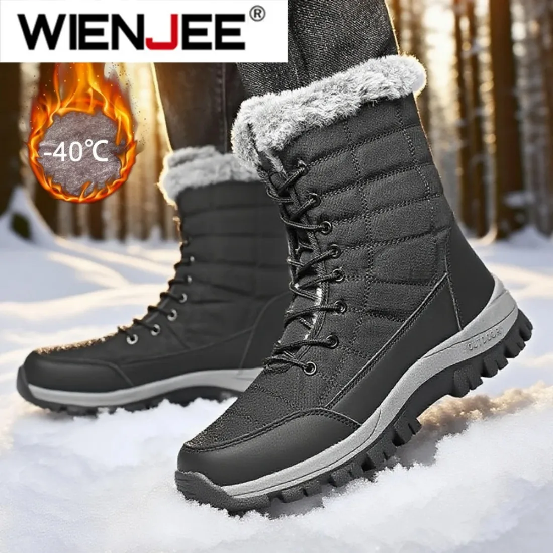 Мужские зимние сапоги для снег – обзор и цена Snow Boot Fur Lined
