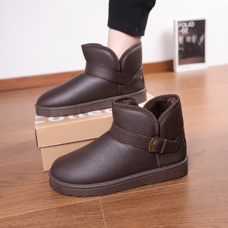 Мужские зимние ботинки однотон – обзор и цена Snow Boot Fur Lined