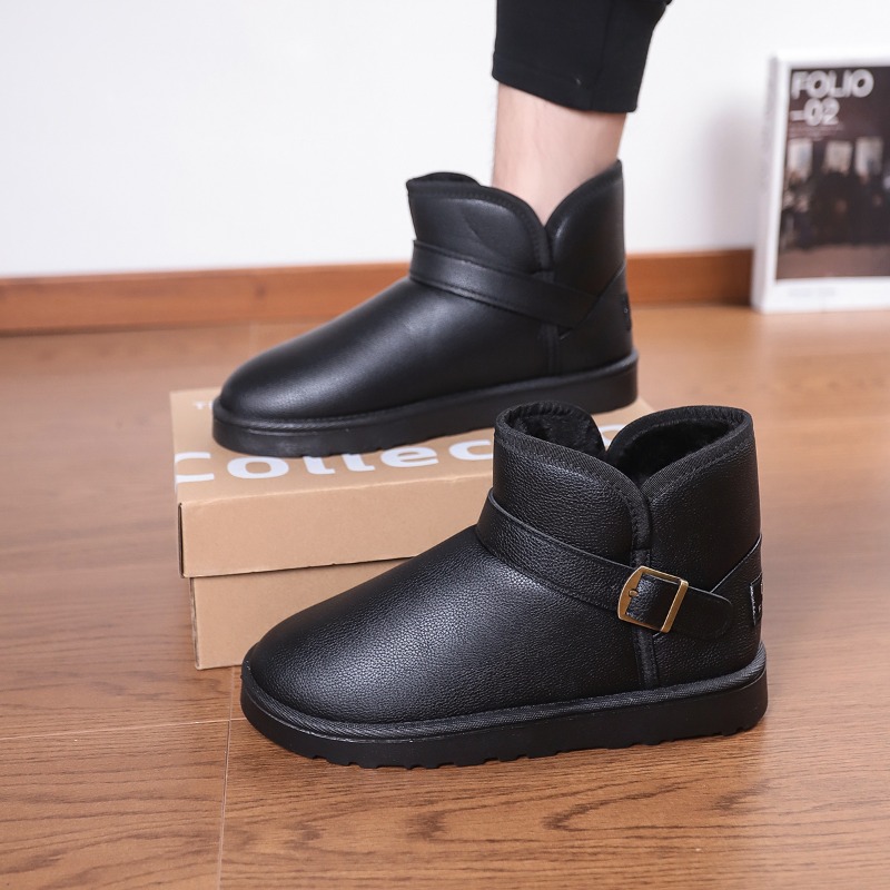Мужские зимние ботинки однотон – обзор и цена Snow Boot Fur Lined