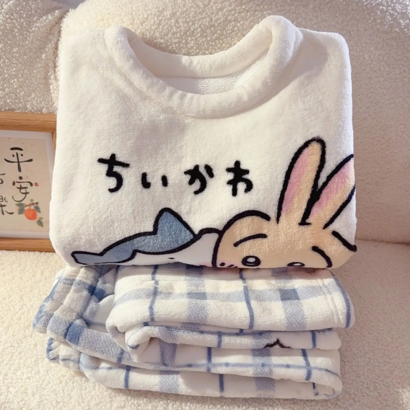Комплект пижамы Chiikawa Usagi – обзор и цена Winter Clothing Girls