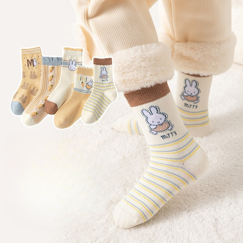 Милые детские носки Miffy для  – обзор и цена Winter Clothing Girls