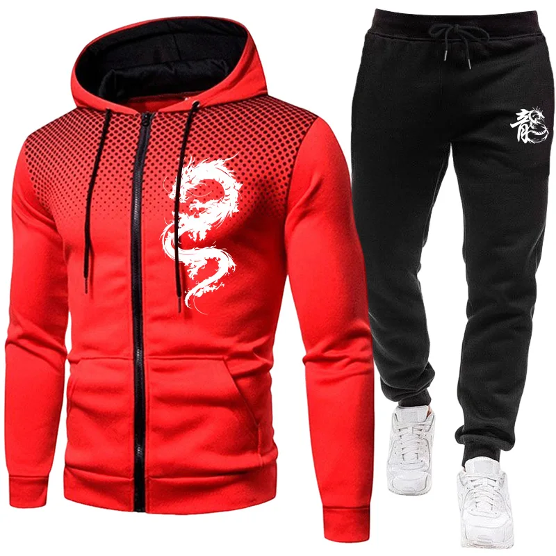 Мужской модный комплект с прин – обзор и цена Winter Clothing For Men