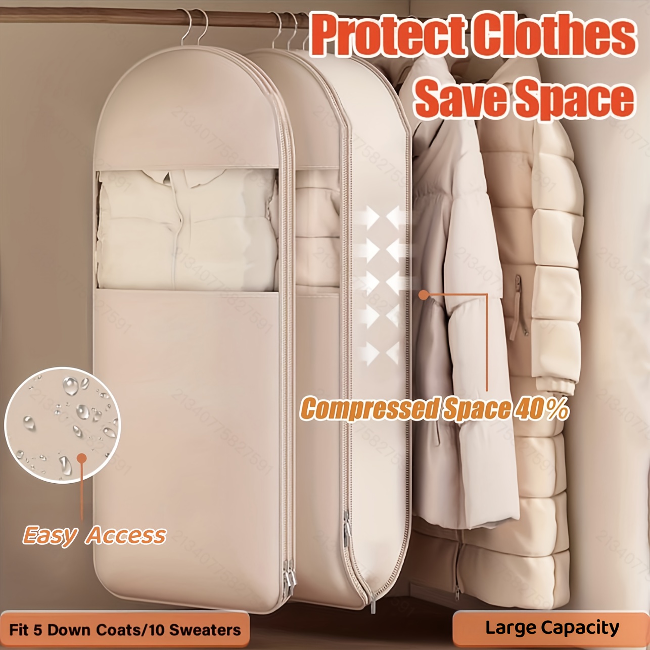 Бежевая компрессионная подвесн – обзор и цена Winter Clothing Organizer