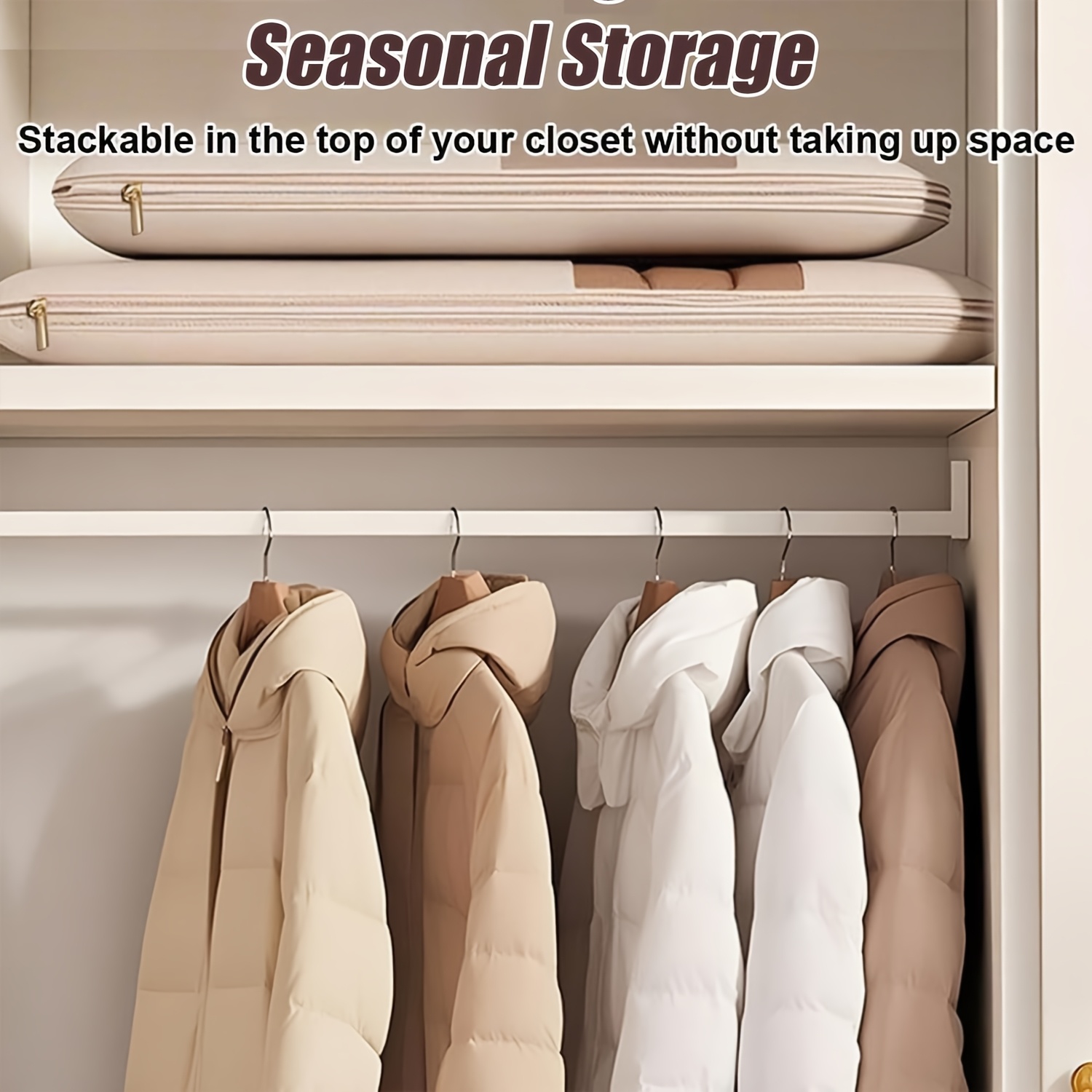 Бежевая компрессионная подвесн – обзор и цена Winter Clothing Organizer